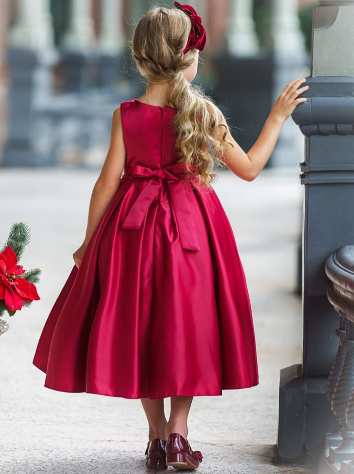 Winter Formal Dress |Embroidered Special Occasion Gown | Holiday Dress