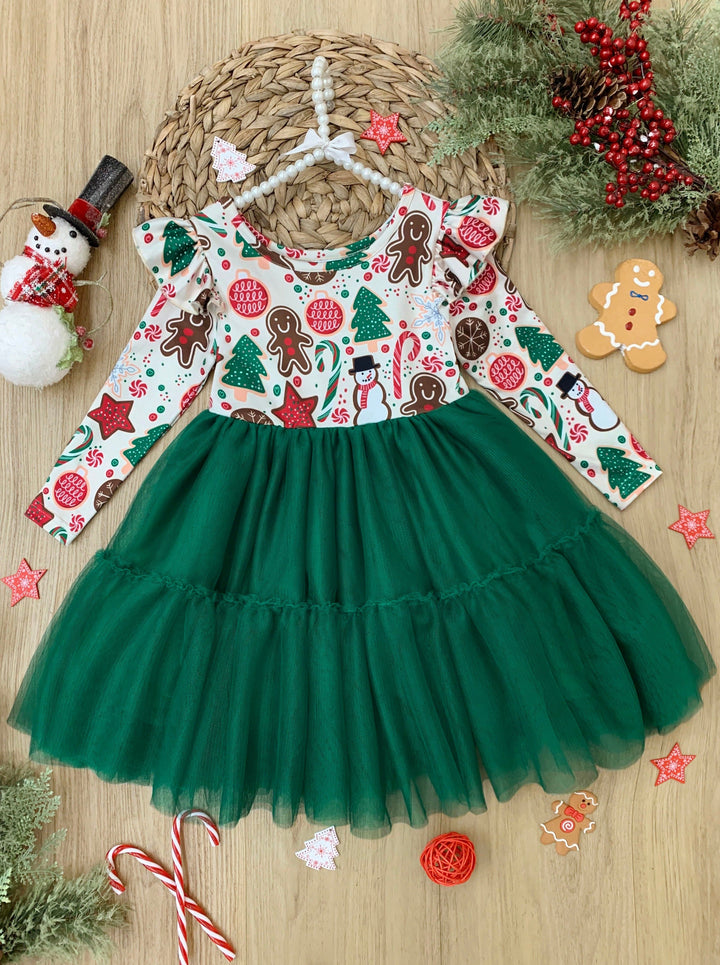 Cute Christmas Dresses | Christmas Treat Tutu Dress | Holiday Dresses