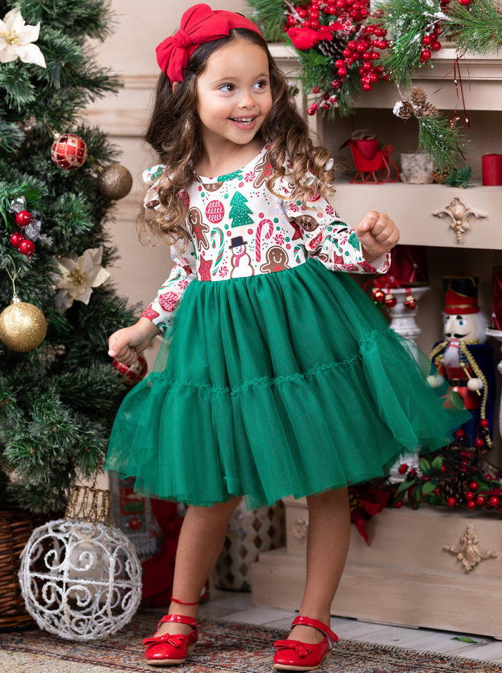 Cute Christmas Dresses | Christmas Treat Tutu Dress | Holiday Dresses