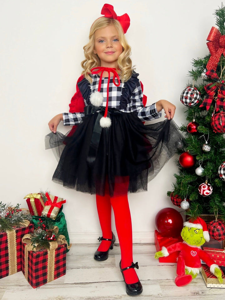 Toddler Clothing Sale | Girls Checkered Plaid Tutu Dress | Boutique