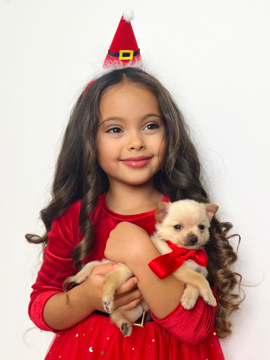 Mia Belle Girls Velvet Christmas Dress | Girls Holiday Dresses