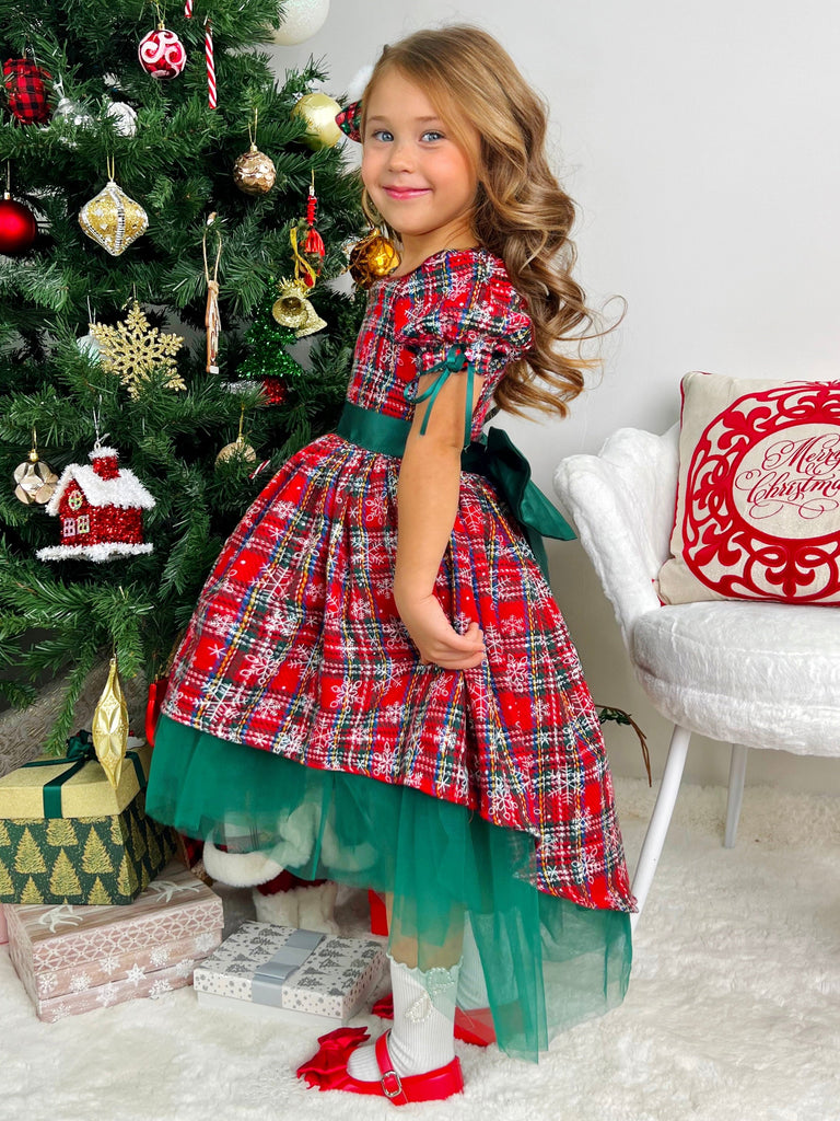 Pleiades Holiday Plaid Dress hotsell