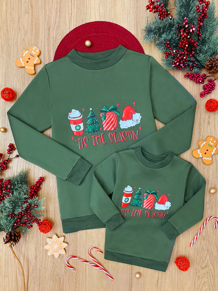 Mommy and Me Tis the Season Sweatshirt