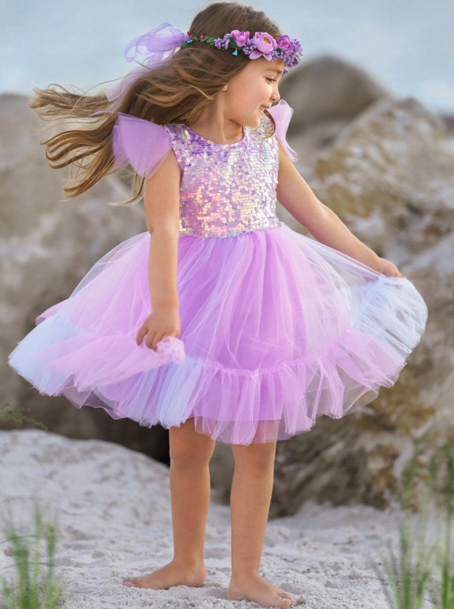 Girls Let's Take a Twirl Special Occasion Tutu Dress