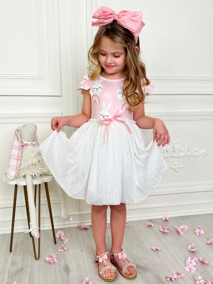 Rabbit Rainbows Sequin Tutu Dress