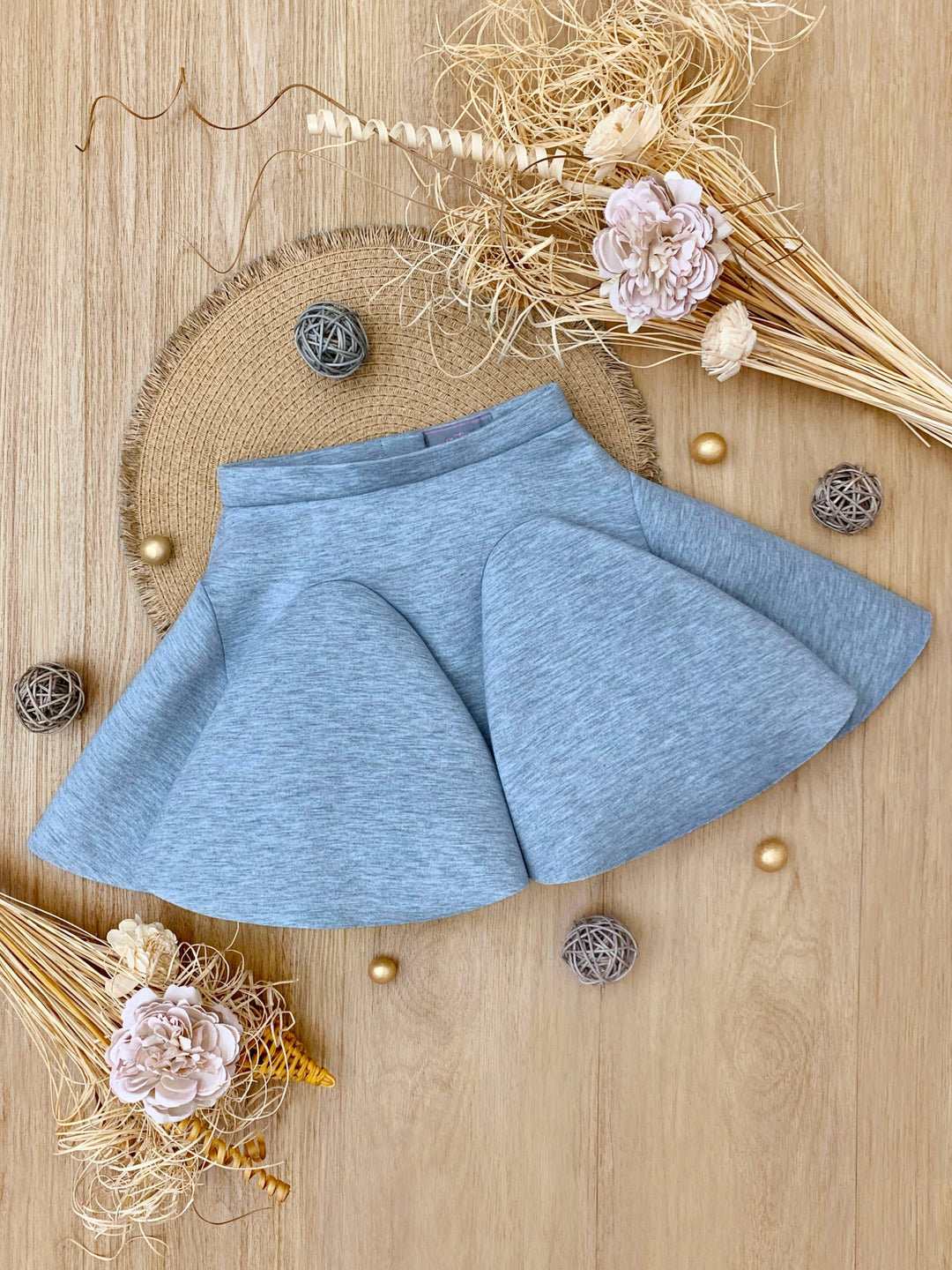 Grey Tennis Skirt by Kids Couture