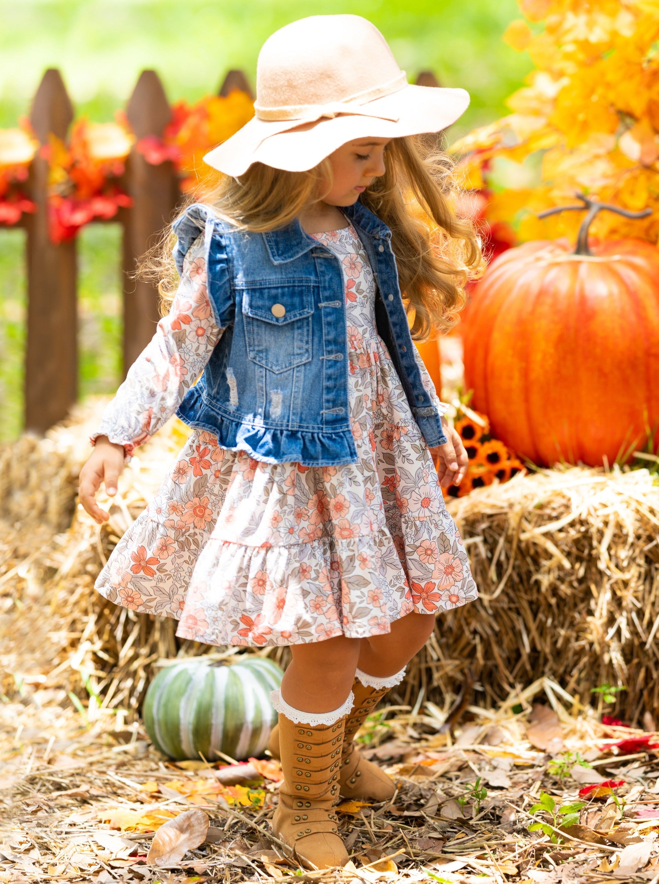 Fall outfits for little girls best sale