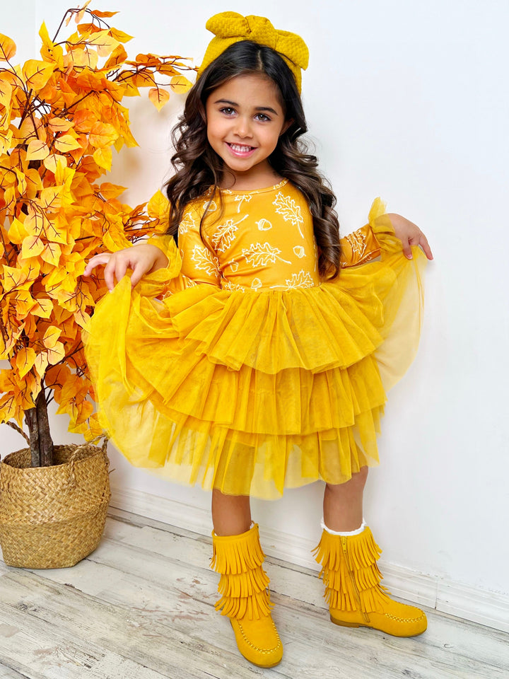 Picture Perfect Falling Leaves Tutu Dress