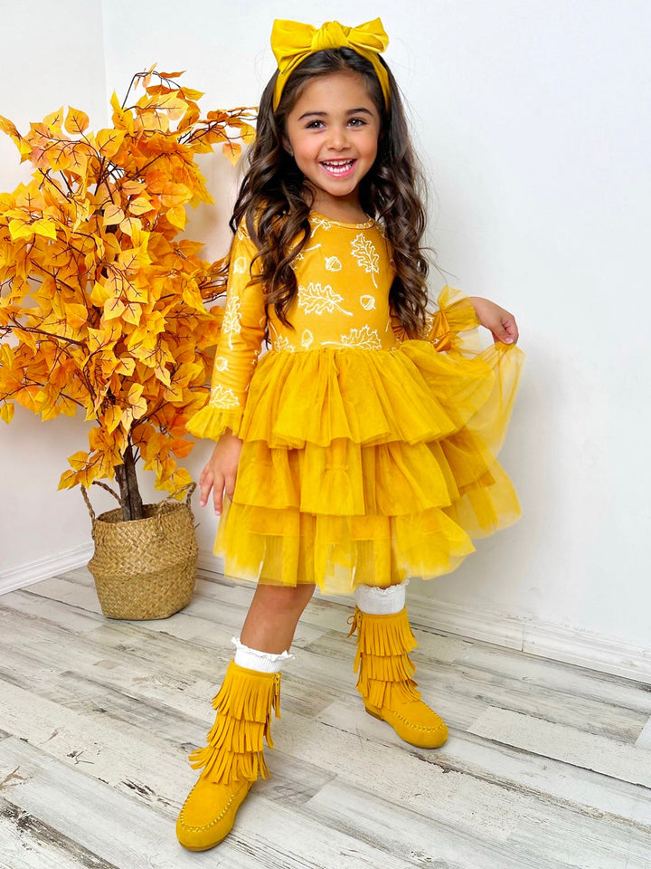 Picture Perfect Falling Leaves Tutu Dress