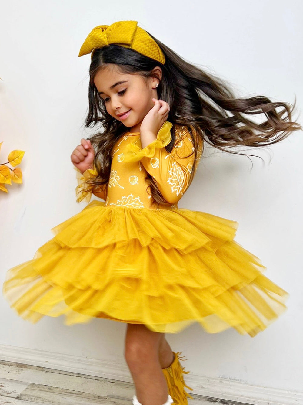 Picture Perfect Falling Leaves Tutu Dress