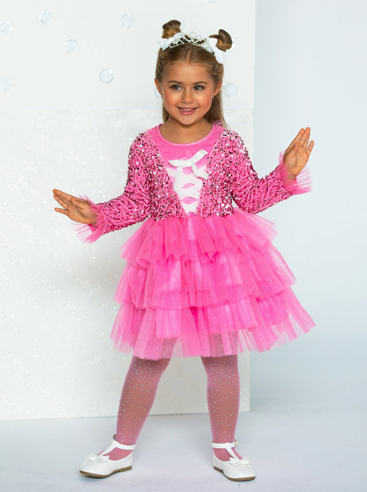 L.O.L. SURPRISE! x Mia Belle Girls Center Stage Ballerina Dress