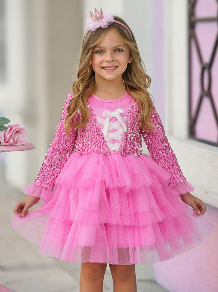 L.O.L. SURPRISE! x Mia Belle Girls Center Stage Ballerina Dress