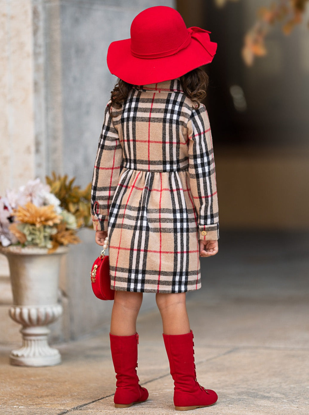 Classic Plaid Flannel Dress