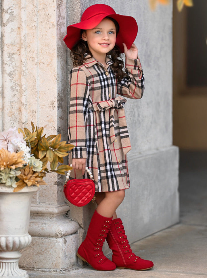 Classic Plaid Flannel Dress