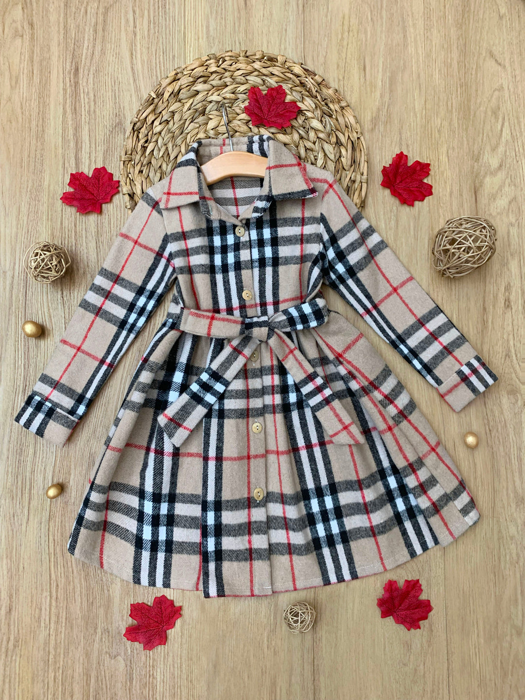 Classic Plaid Flannel Dress