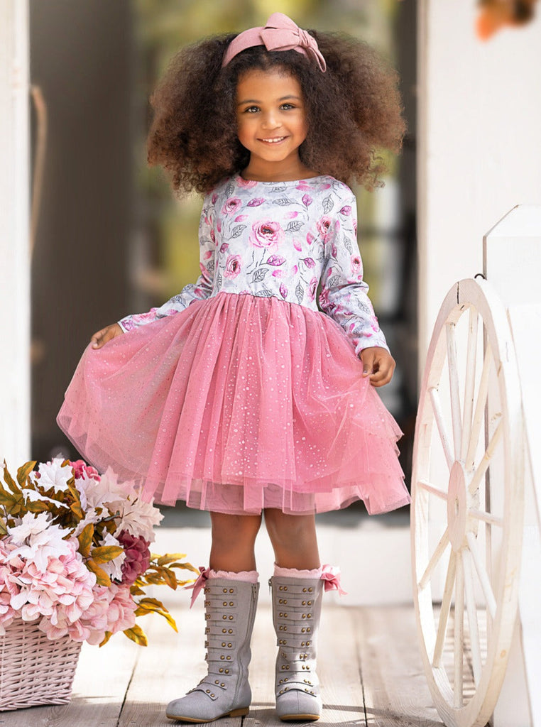 Girls Fall Dress | Fall Sparkle Tutu Dress | Girls Clothing Boutique – Mia  Belle Girls