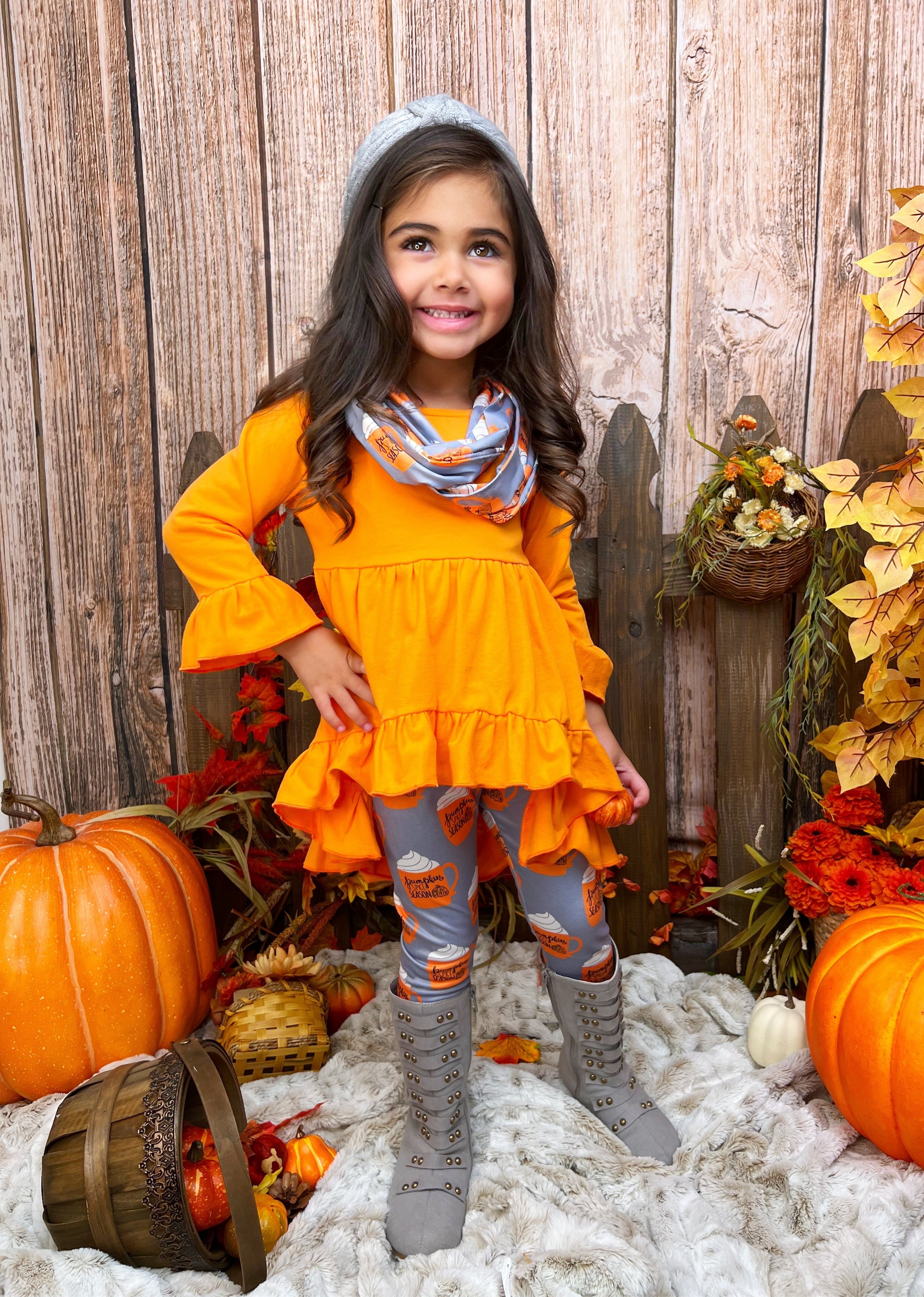 Pleiades Designs Pumpkin Spice hot Belle size 8y NWT