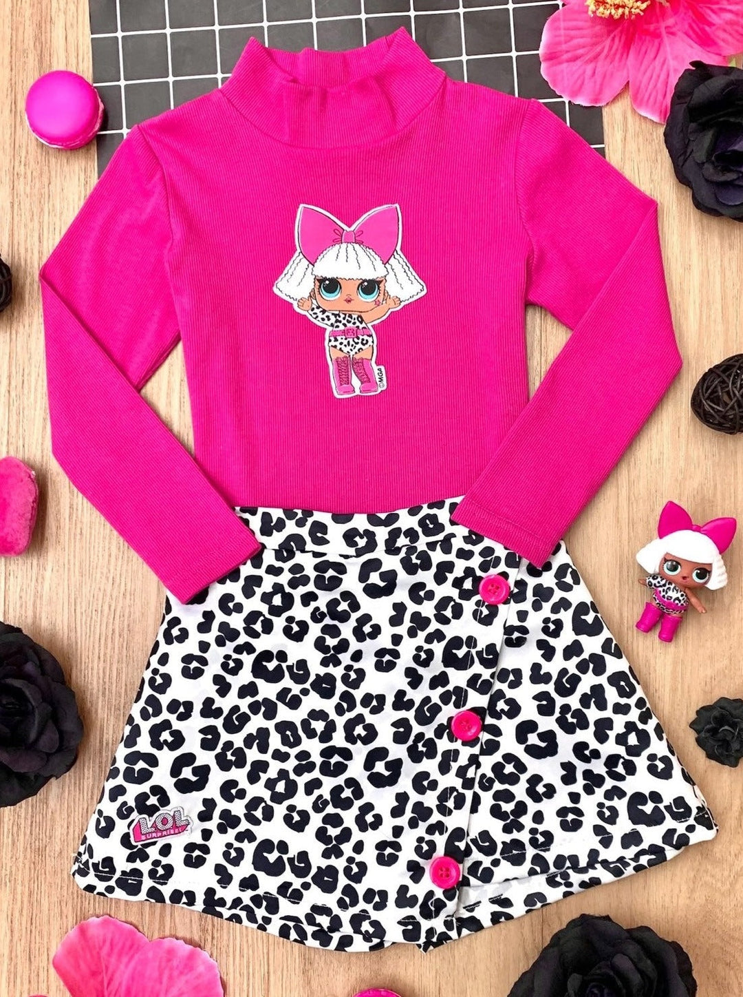 L.O.L. SURPRISE! x Mia Belle Girls Diva Skort Set