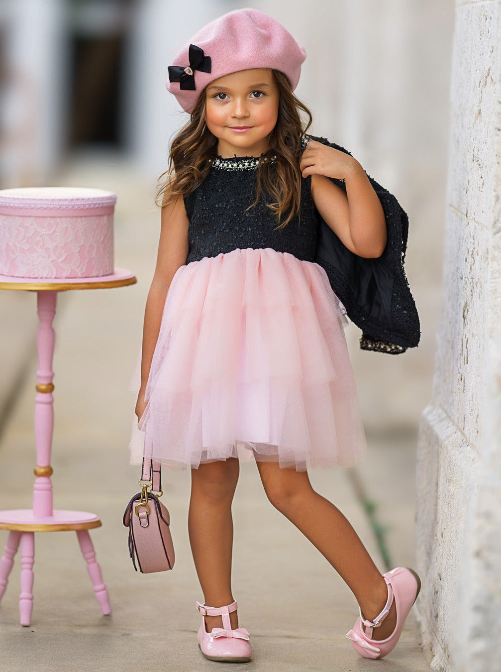 Fabulousity Tweed Blazer & Tulle Tutu Dress Set