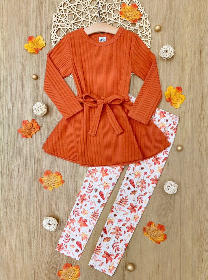 Autumn Harvest Mädchen Top und Leggings Set