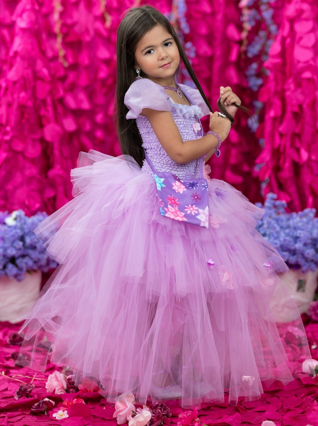 Halloween Costumes | Encanto Inspired Isabella Tutu Dress | Mia Belle Girls