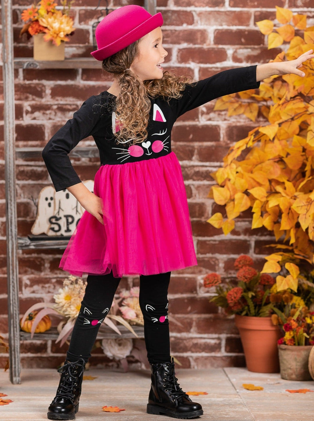 Girls Cute Fall Clothes | Tutu Tunic & Legging Set - Mia Belle Girls