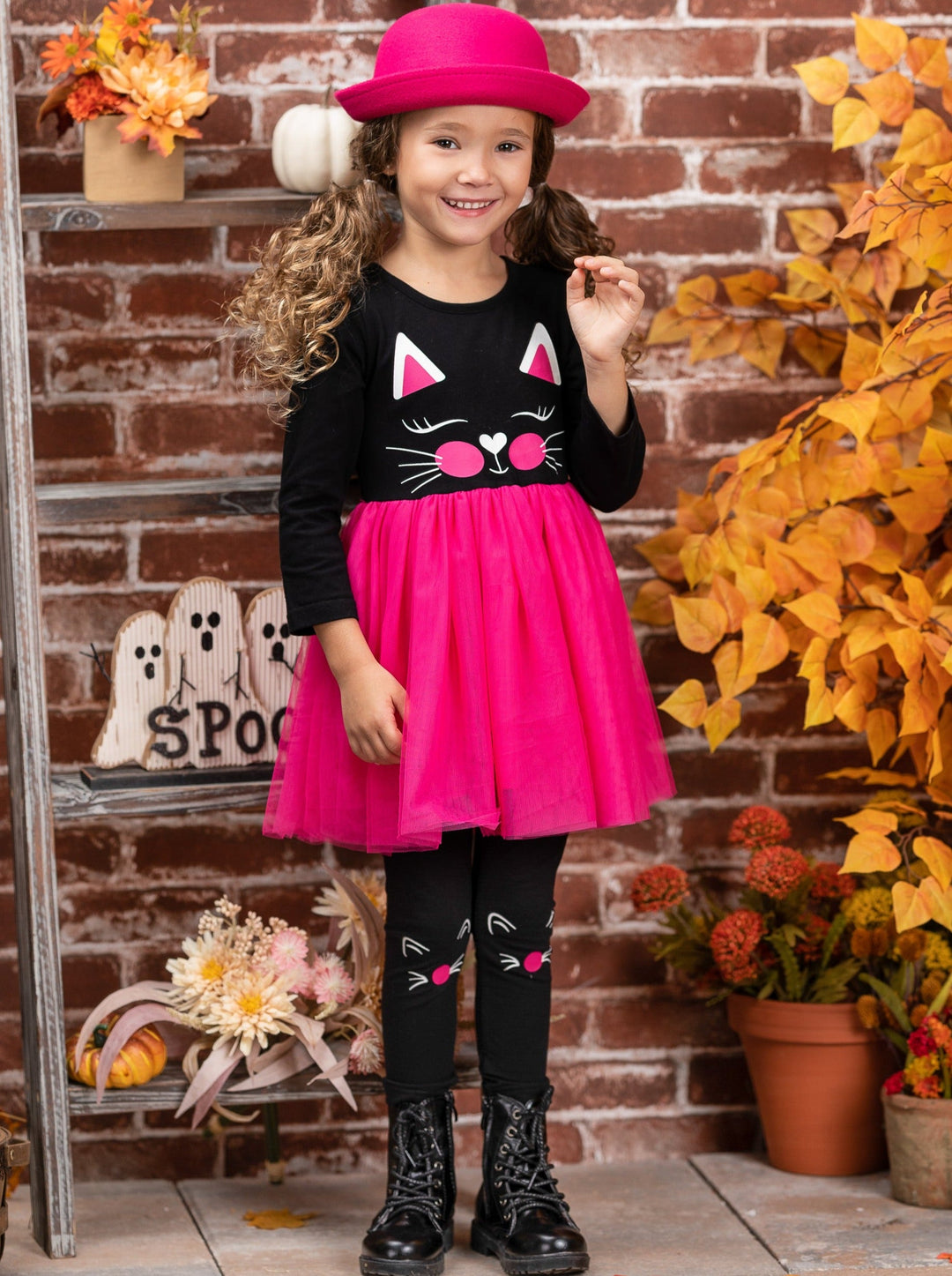 Girls Cute Fall Clothes | Tutu Tunic & Legging Set - Mia Belle Girls