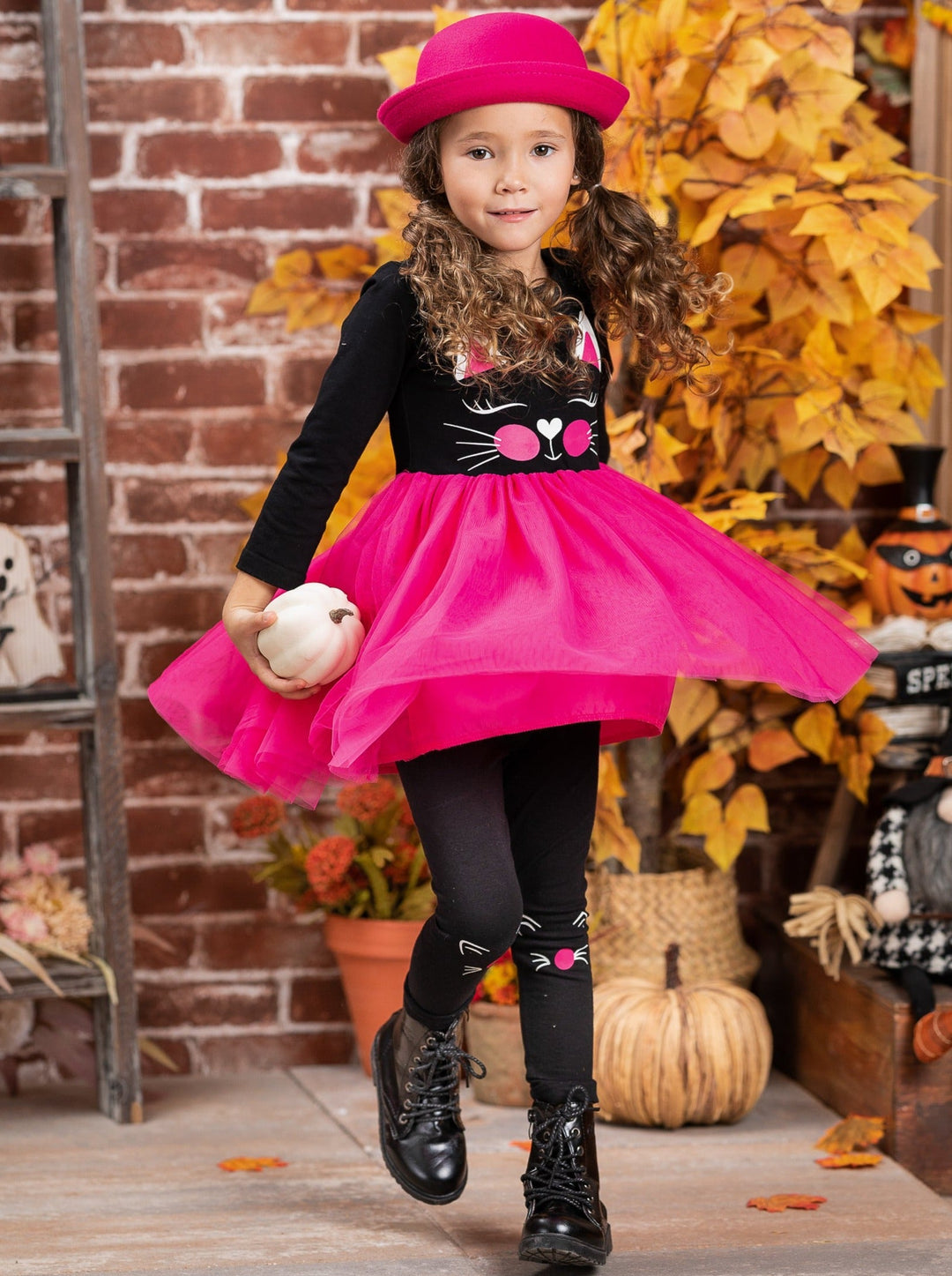 Girls Cute Fall Clothes | Tutu Tunic & Legging Set - Mia Belle Girls