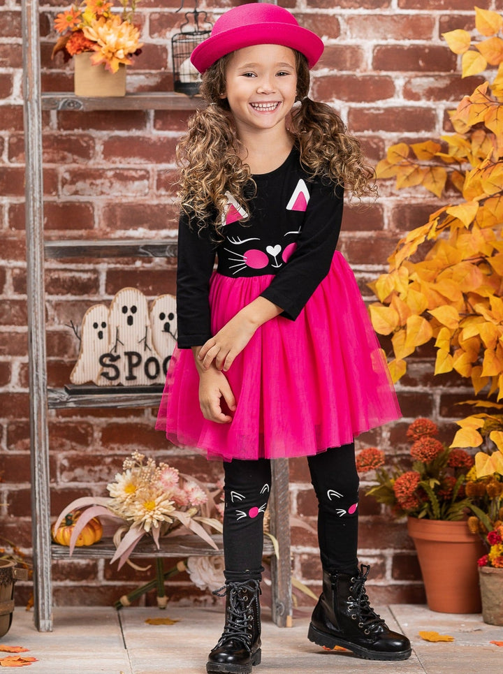 Girls Cute Fall Clothes | Tutu Tunic & Legging Set - Mia Belle Girls