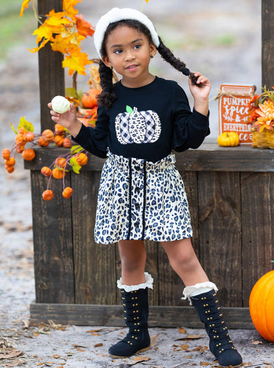 Girls Fall Outfits  Tunic, Legging And Shorts Set - Mia Belle Girls