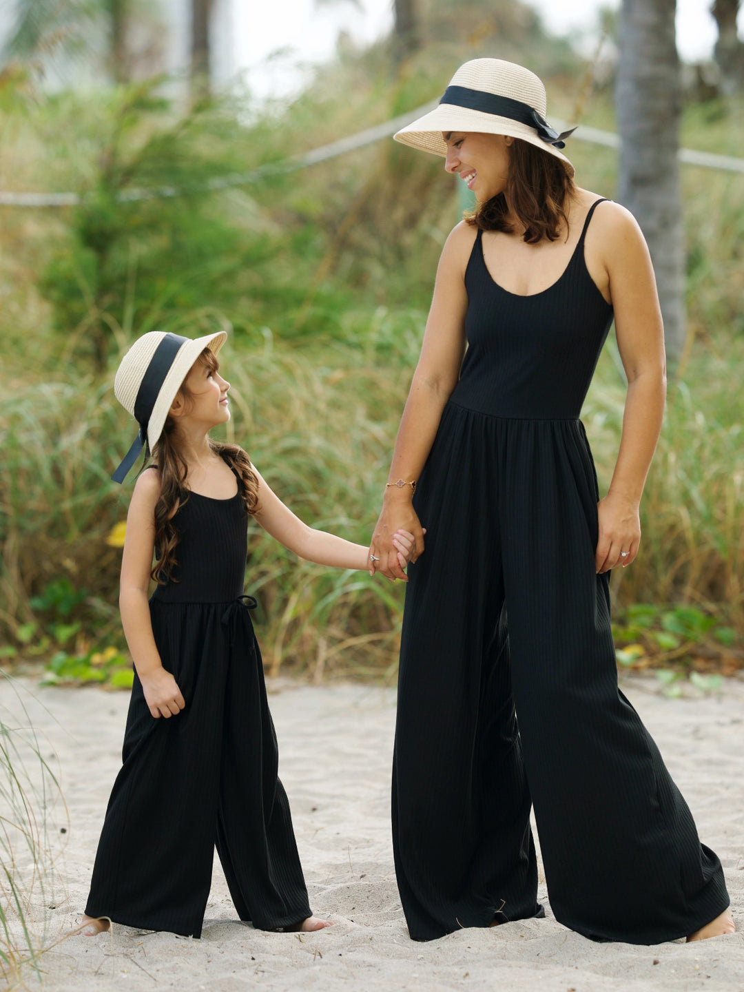 Mommy and Me Blushing Beauties Black Jumpsuit