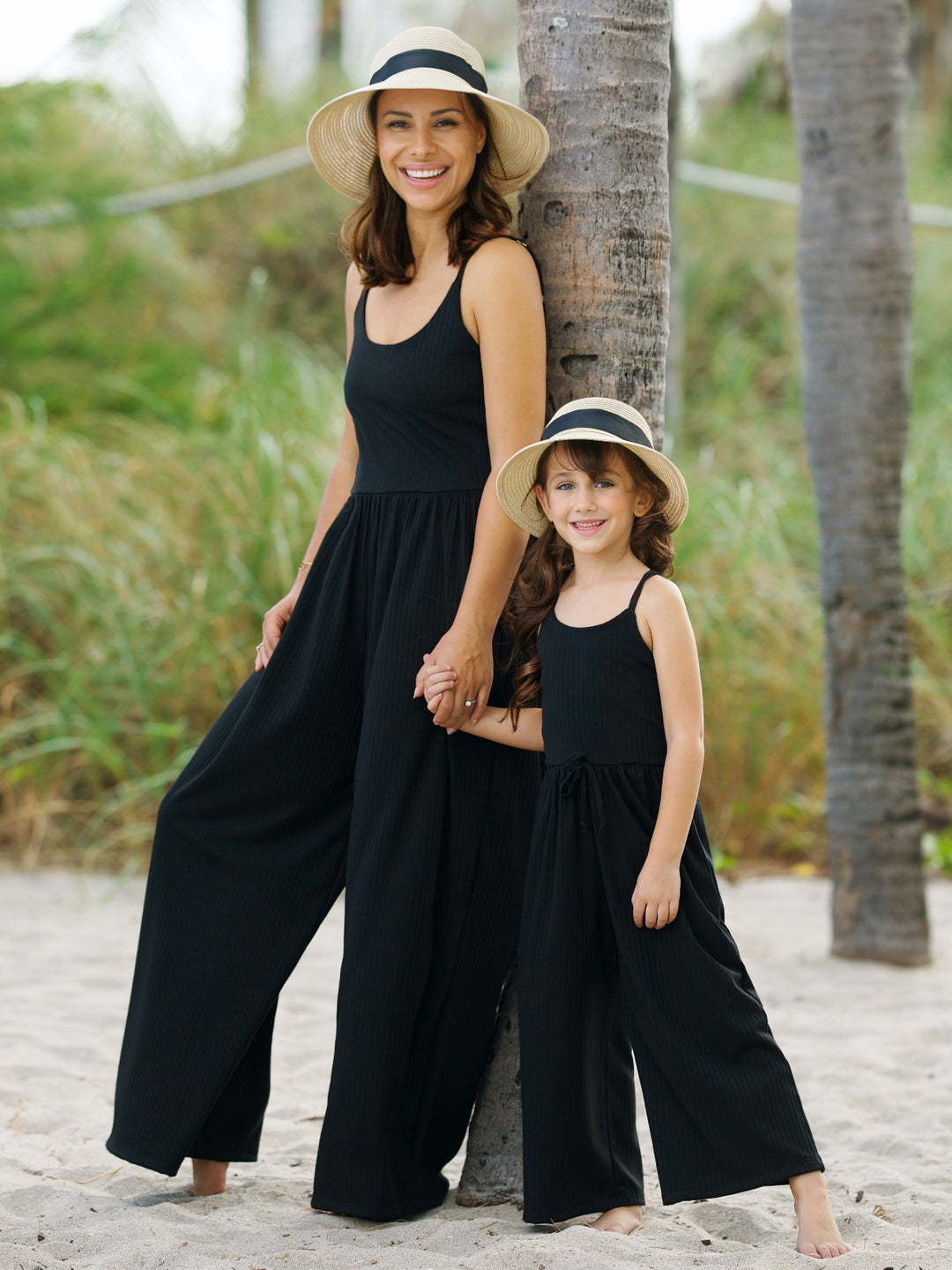 Mommy and Me Blushing Beauties Black Jumpsuit