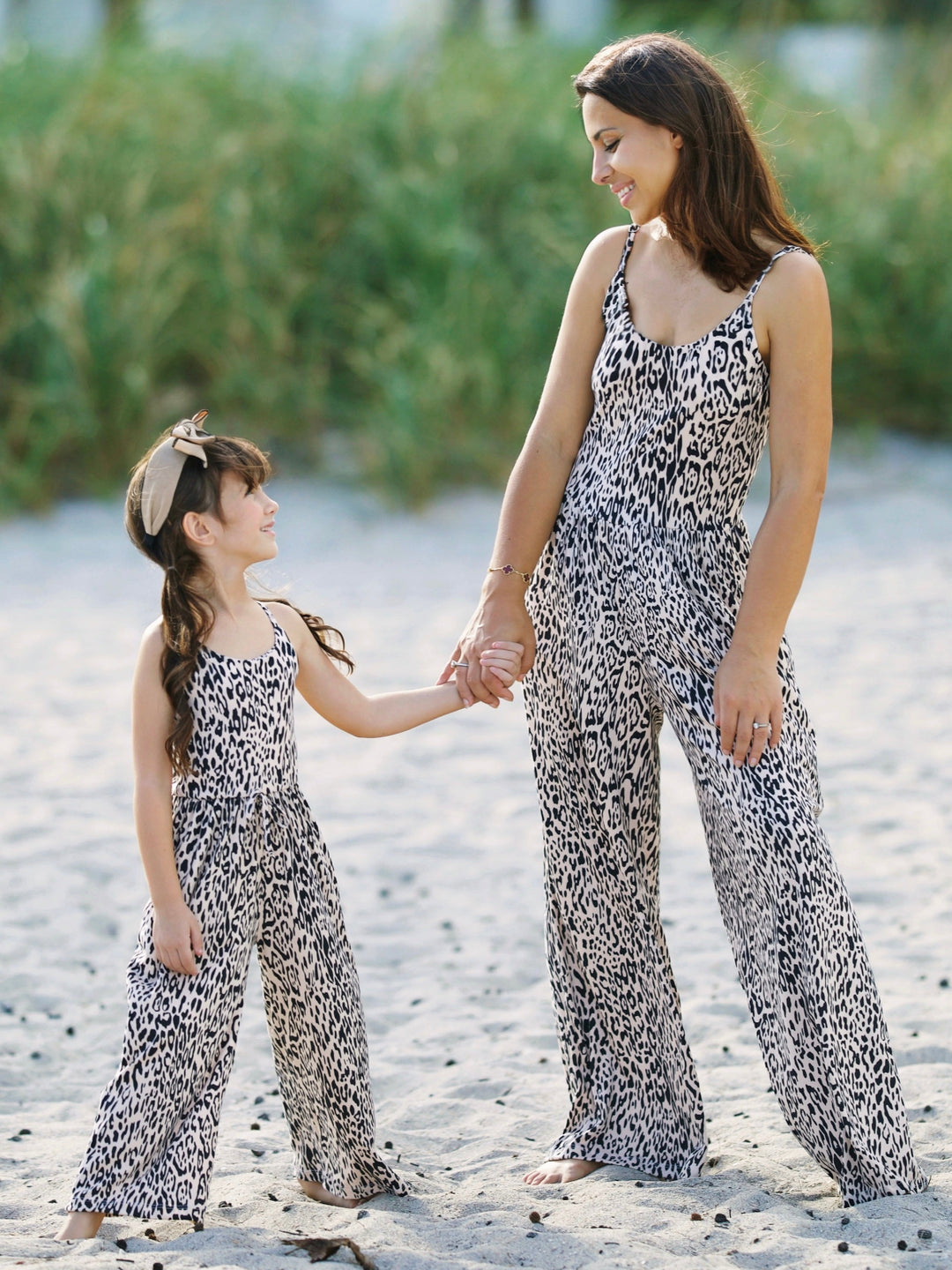 Mommy and Me Wild Cheetah Print Jumpsuit