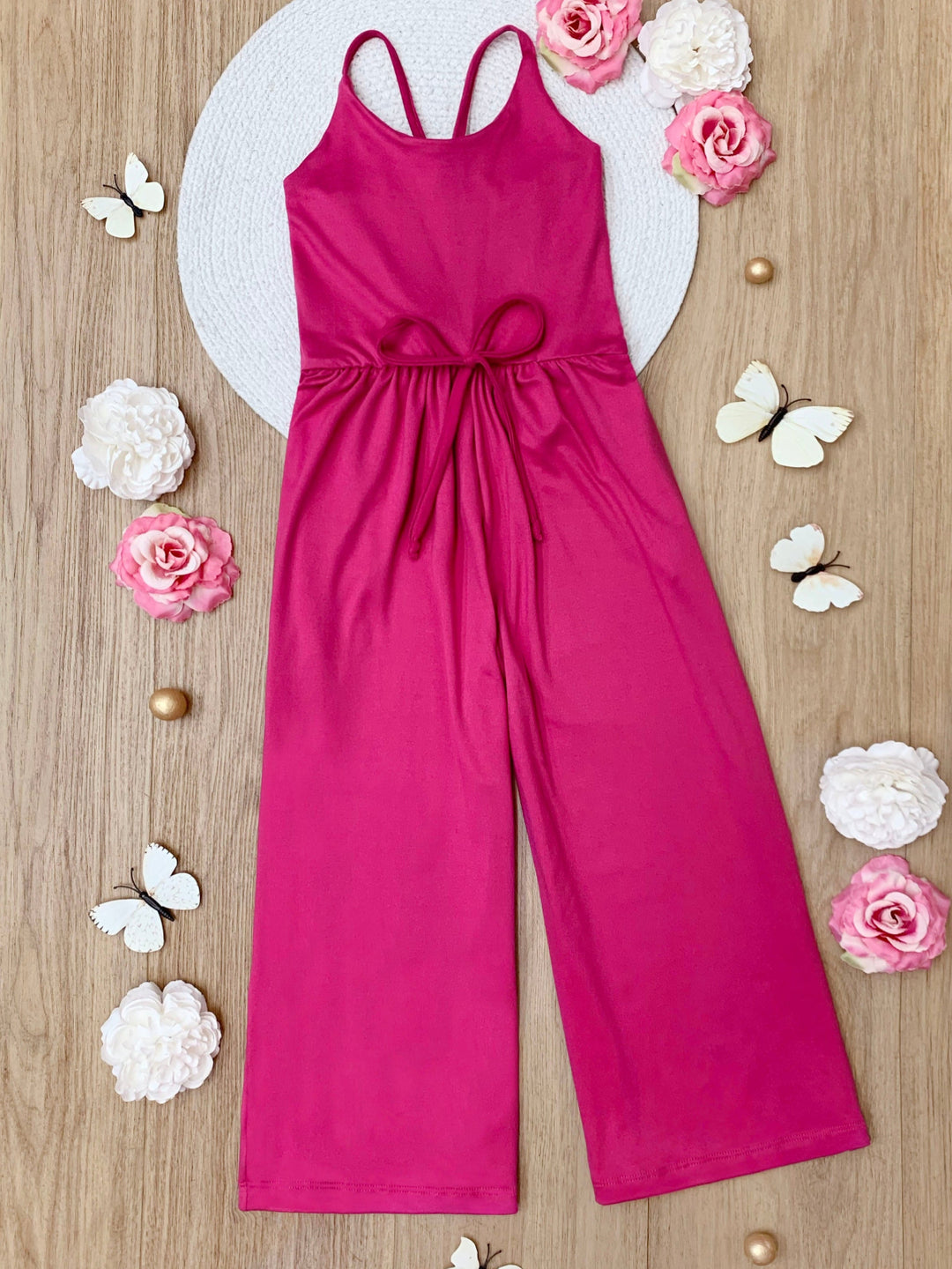 Mommy and Me Blushing Beauties Fuchsia Jumpsuit