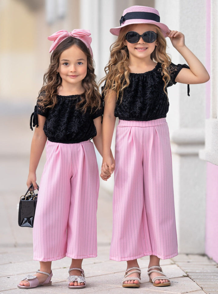 Mia Belle Girls Palazzo Pants Set | Girls Spring Outfits