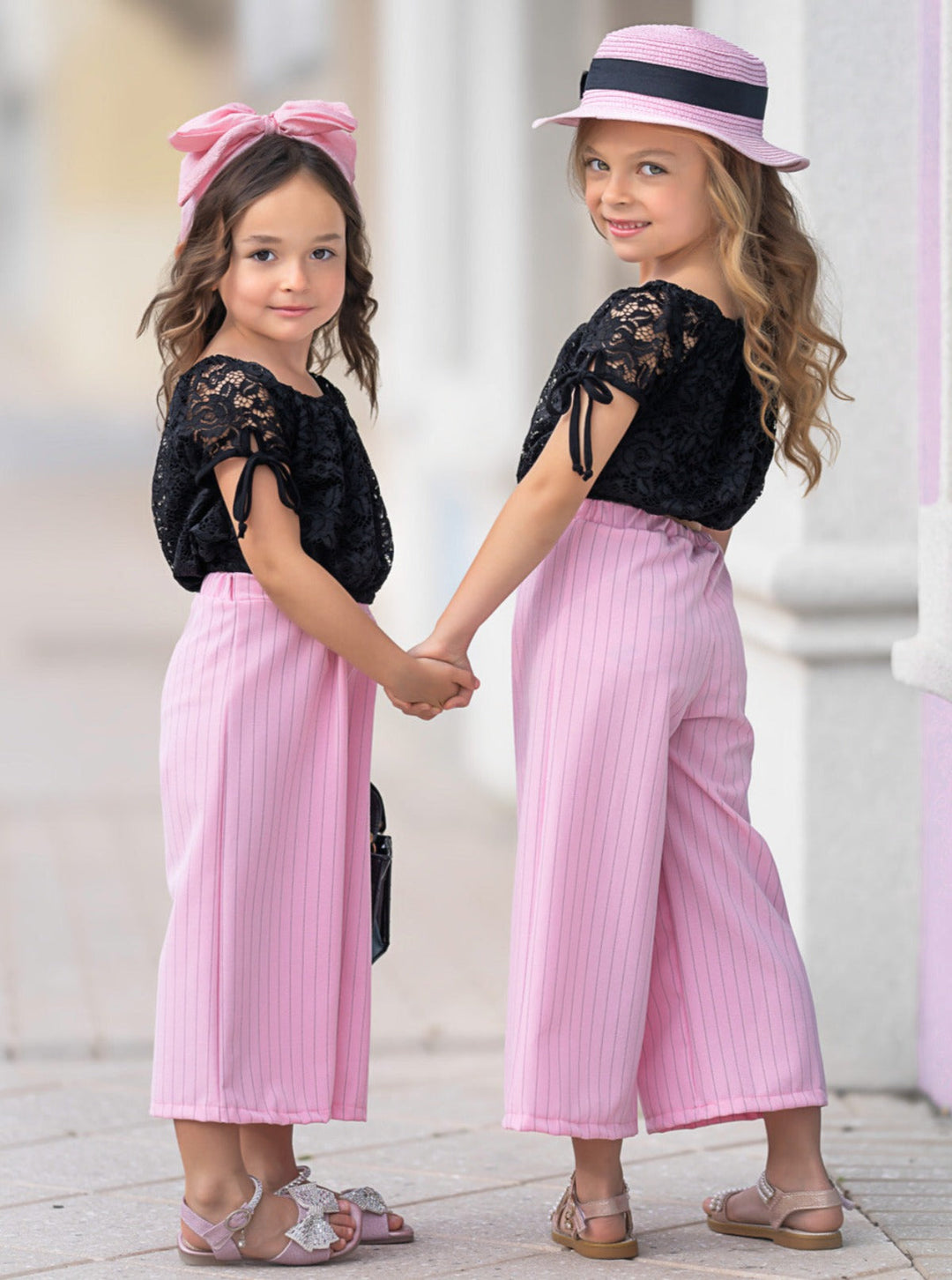 Mia Belle Girls Palazzo Pants Set | Girls Spring Outfits