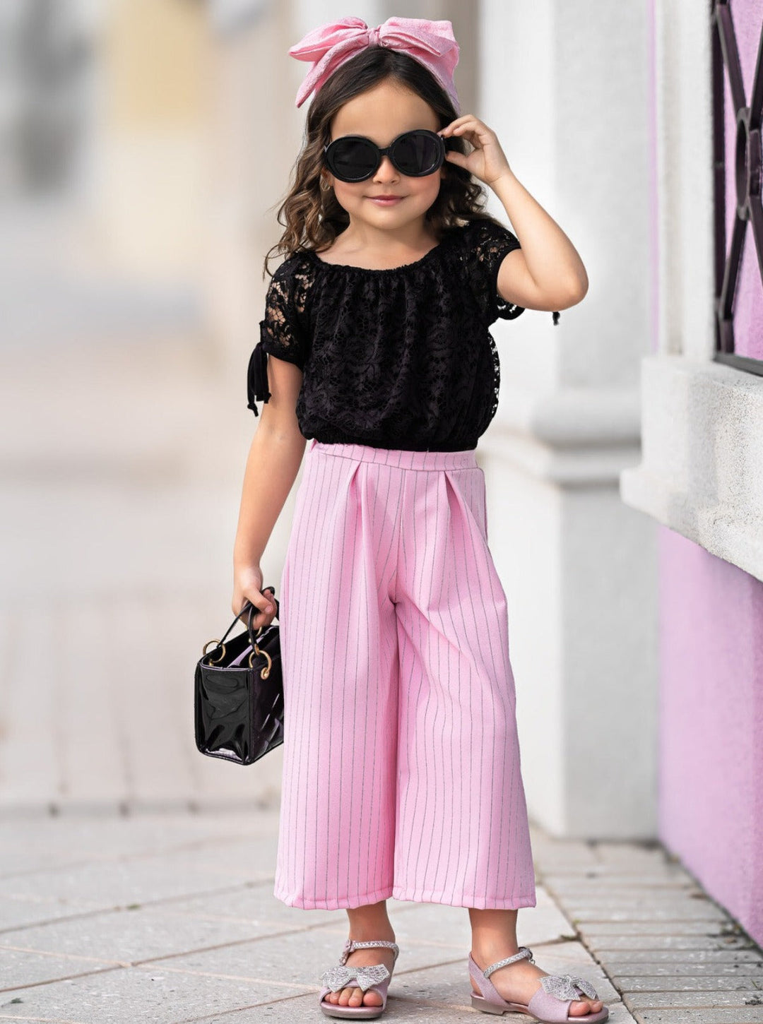 Mia Belle Girls Palazzo Pants Set | Girls Spring Outfits