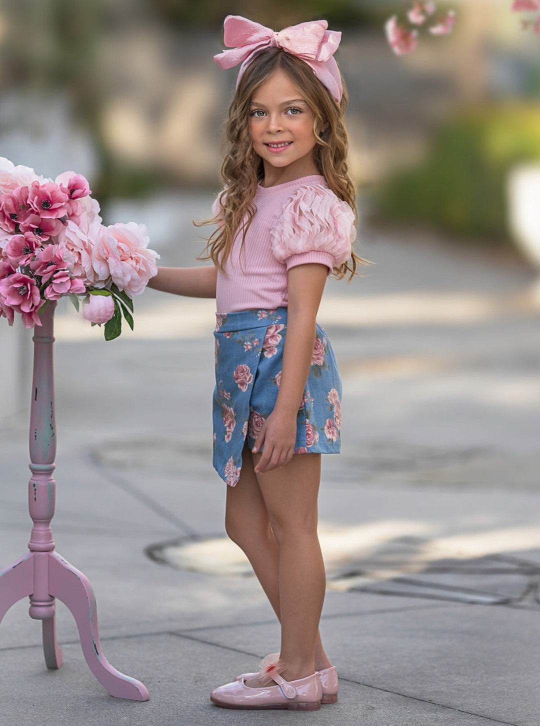 Mia Belle Girls Top & Skort Set | Girls Spring Outfits