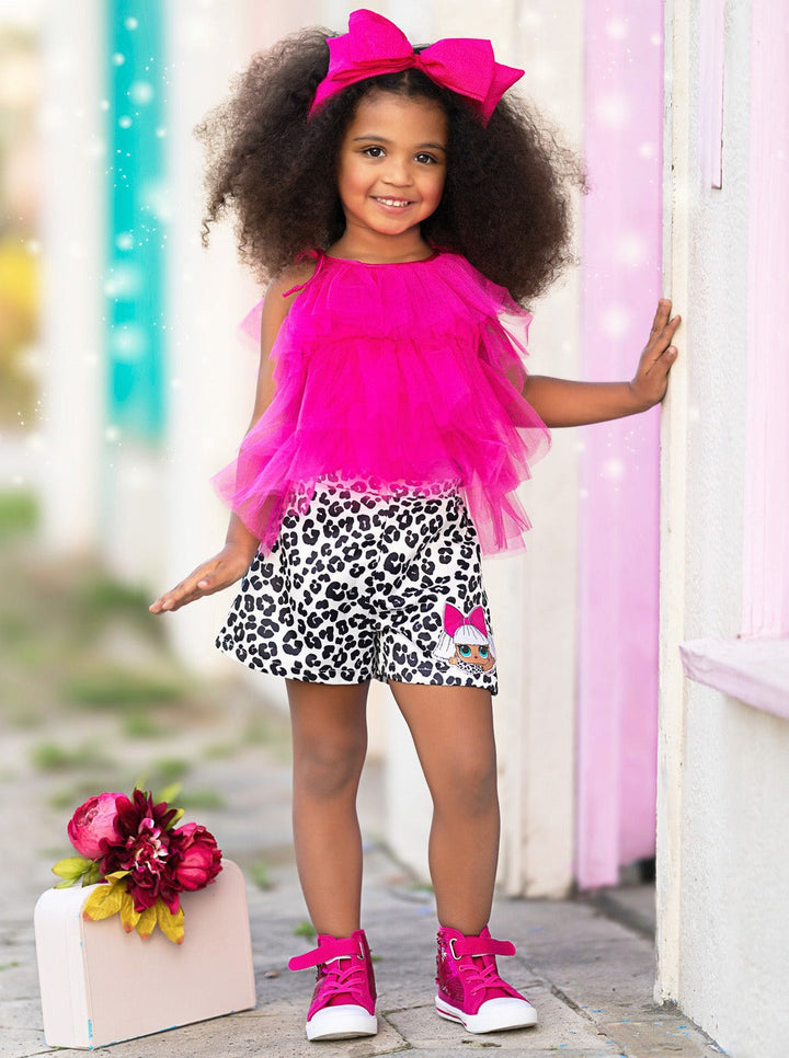 L.O.L. SURPRISE! x Mia Belle Girls Diva Shorts Set