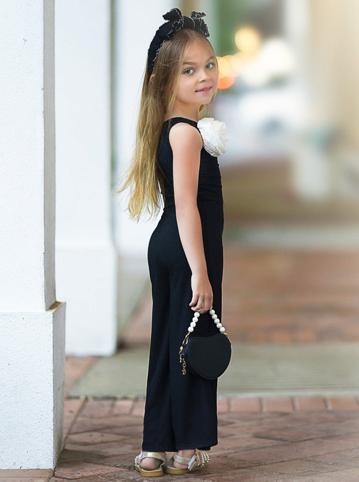 Mia Belle Girls One Shoulder Palazzo Pants Set | Girls Spring Outfits