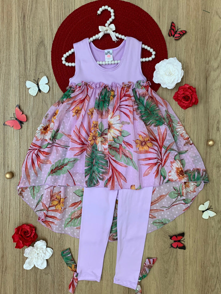 Tropical Breeze Hi-Lo Tunic and Legging Set