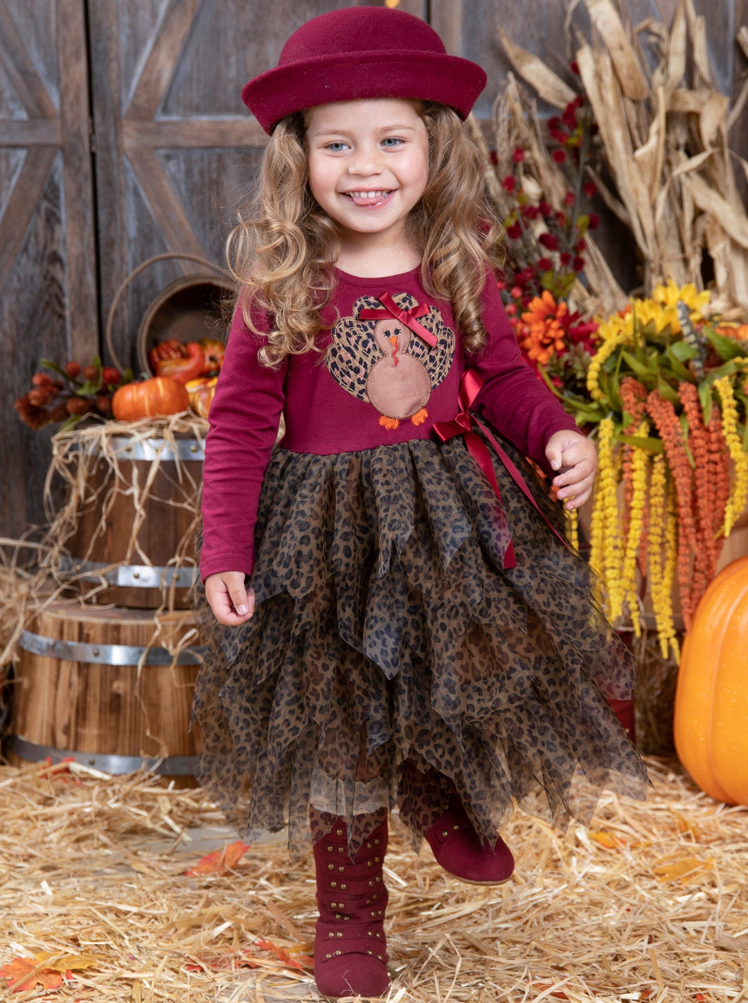 Pretty Plumage Tiered Tutu Dress - Mia Belle Baby