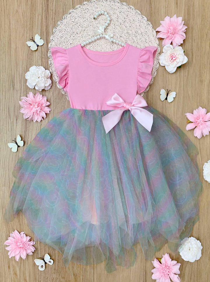 SmileyWorld Rainbow Smiley Tutu Dress | Mia Belle Girls