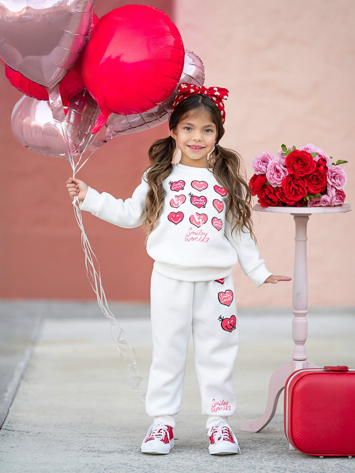 SmileyWorld Love Yourself Sweatshirt & Jogger Set