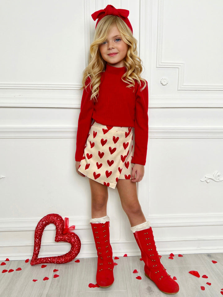 Forever Love Skort Set -Mia Belle Girls