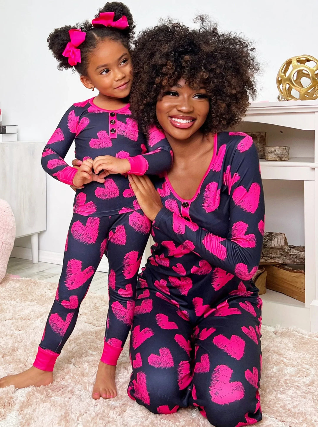 Matching mommy daughter pjs sale