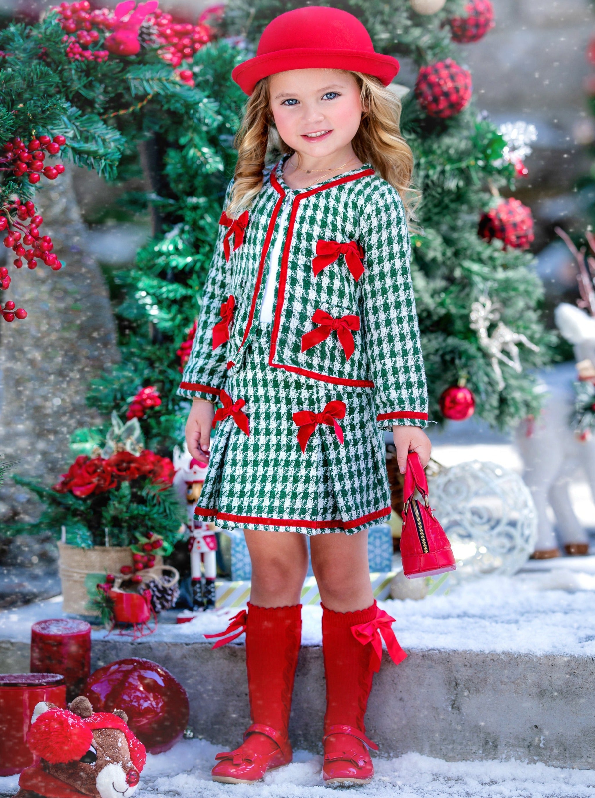 Christmas skirt womens best hot sale
