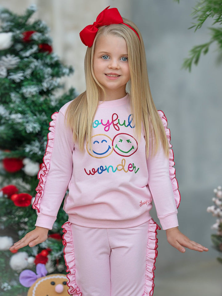 SmileyWorld „Joyful Wonder“ Set aus Fleece-Sweatshirt und Jogginghose