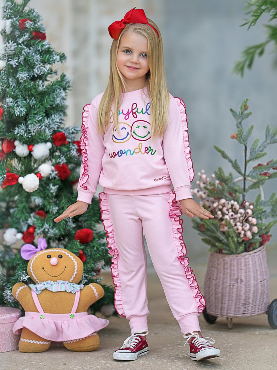 SmileyWorld „Joyful Wonder“ Set aus Fleece-Sweatshirt und Jogginghose