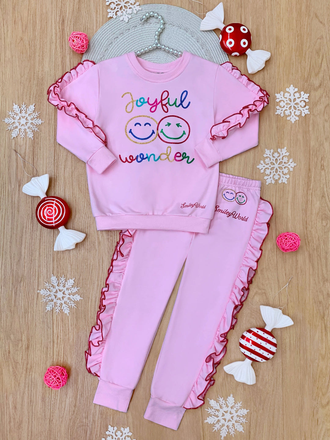 SmileyWorld „Joyful Wonder“ Set aus Fleece-Sweatshirt und Jogginghose